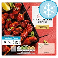 Tesco Sticky Chicken Kebabs 10 Pack 180g