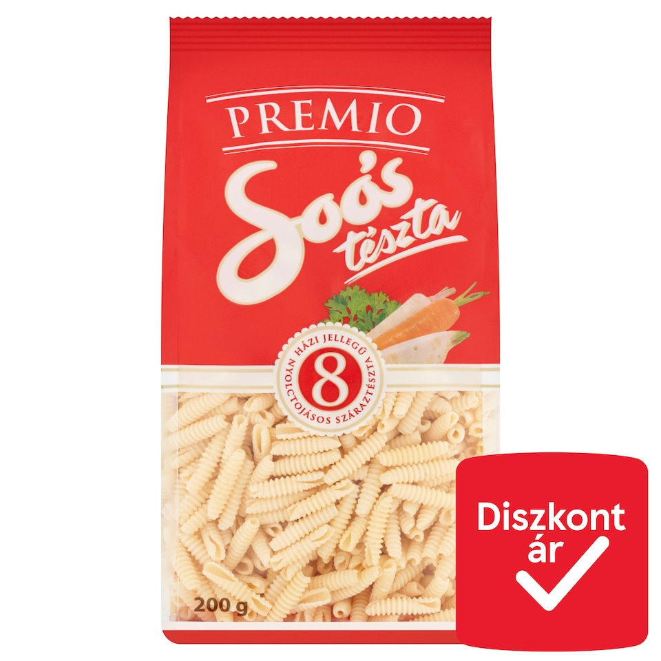 Soós Premio Retro Curl Dry Pasta with 8 Eggs 200 g