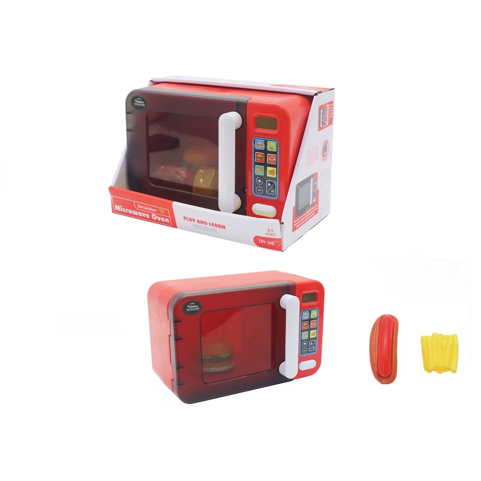 Obrázek 1 pro produkt Kids Kitchen Play and Learn hračkářská mikrovlnná trouba