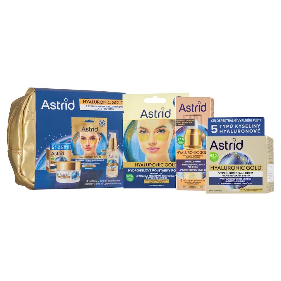 Obrázek 1 pro produkt Astrid Hyaluronic Gold dárková sada