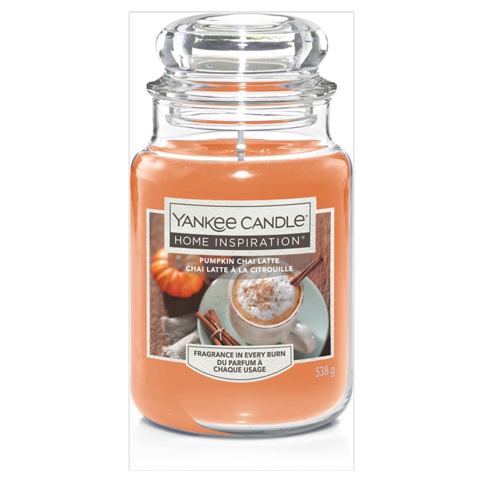 Yankee Large Jar Pumpkin Chai Latte