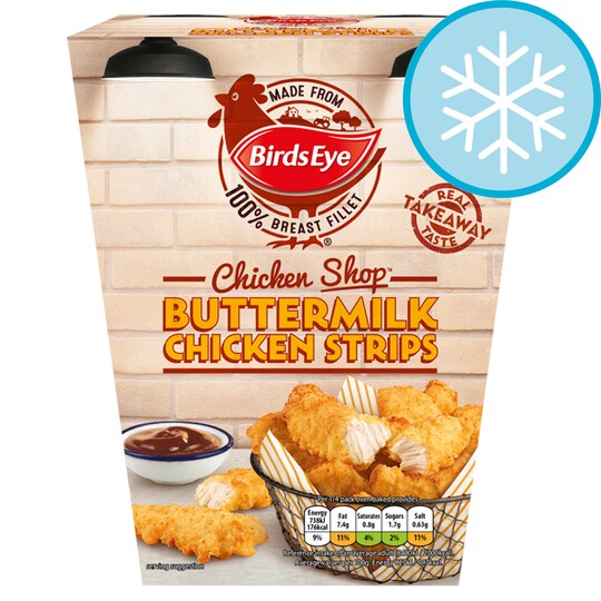 Birds Eye Buttermilk Chicken Strips 350G Tesco Groceries