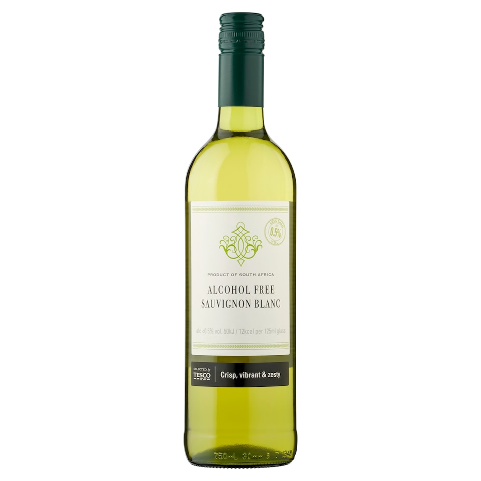 image 1 of Tesco Alcohol Free Sauvignon Blanc 75Cl