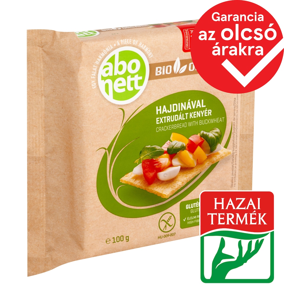 Abonett Organic Gluten-Free Crackerbread with Buckwheat 100 g