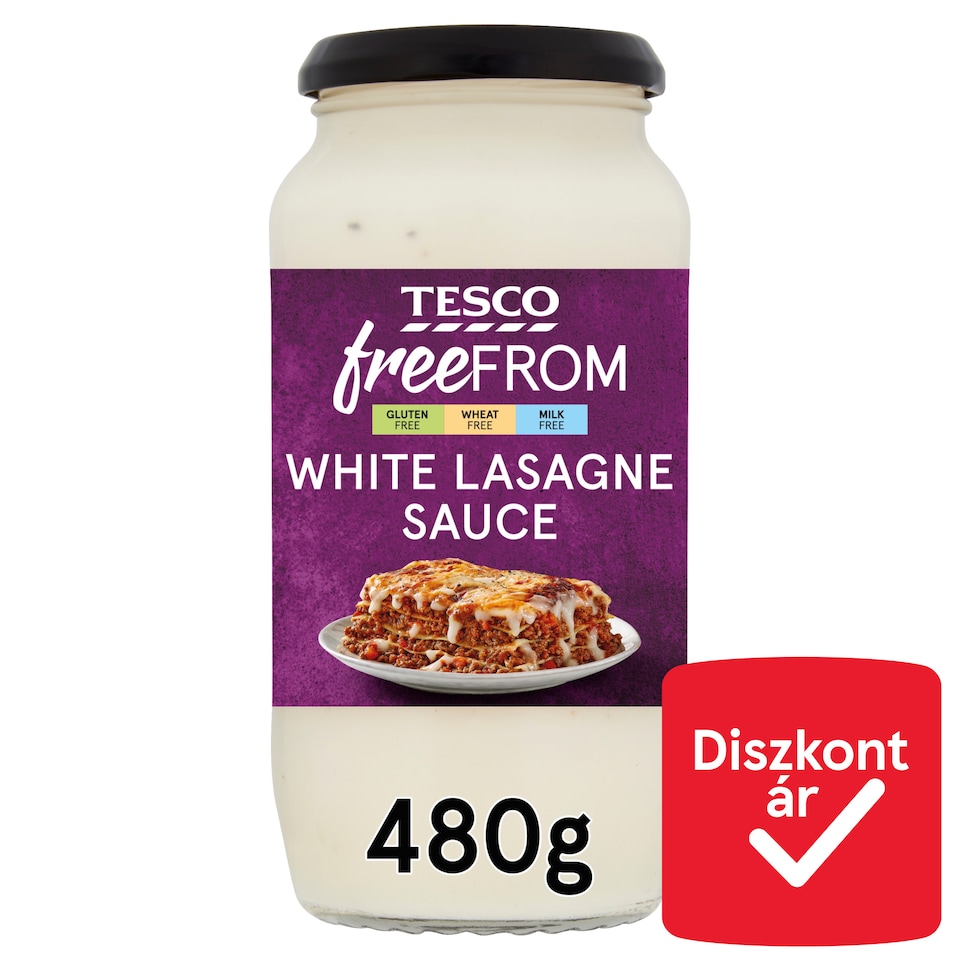Tesco Free From fehér szósz lasagne készítéséhez kókuszkrémmel 480 g