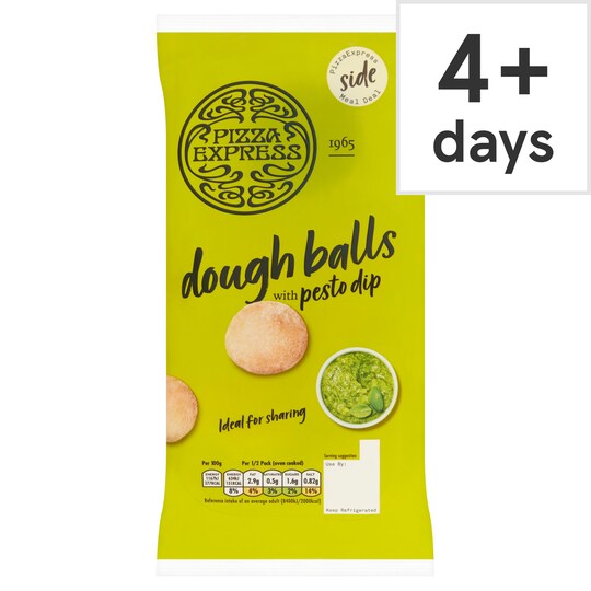 Pizza Express Dough Balls With Pesto Dip 95G Tesco Groceries