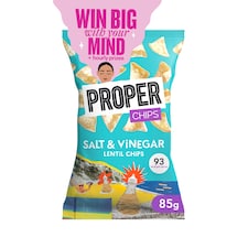 Properchips Salt & Vinegar Lentil Chips 85G
