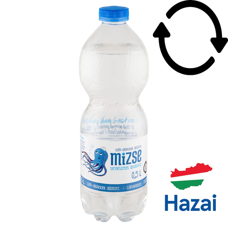 Mizse szén-dioxiddal dúsított természetes ásványvíz 0,5 l
