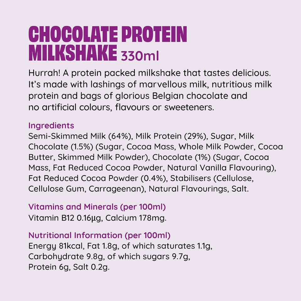 image 1 of Shaken Udder Chocolate Protein Milkshake 330ml