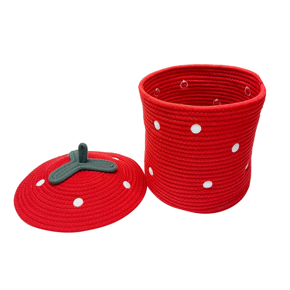 image 1 of F&F Home Cherries & Berries Storage Basket