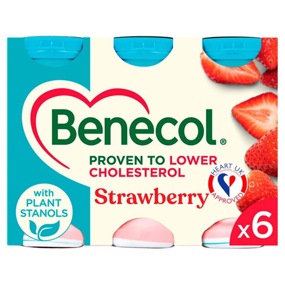 image 1 of Benecol Yogurt Drink - Strawberry 6x67.5g