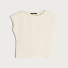 F&F Polyamide Sleeveless Top in Cream