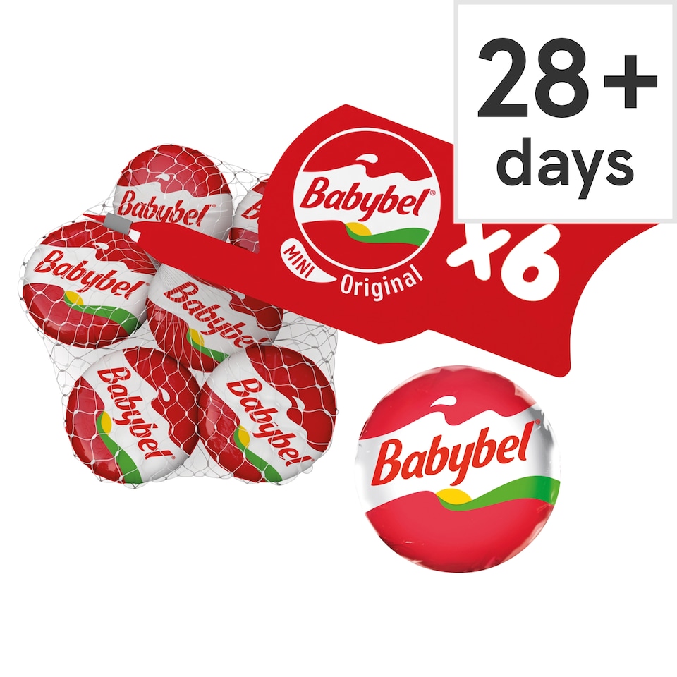 Mini Babybel Original Cheese 6 Pack, 120 G