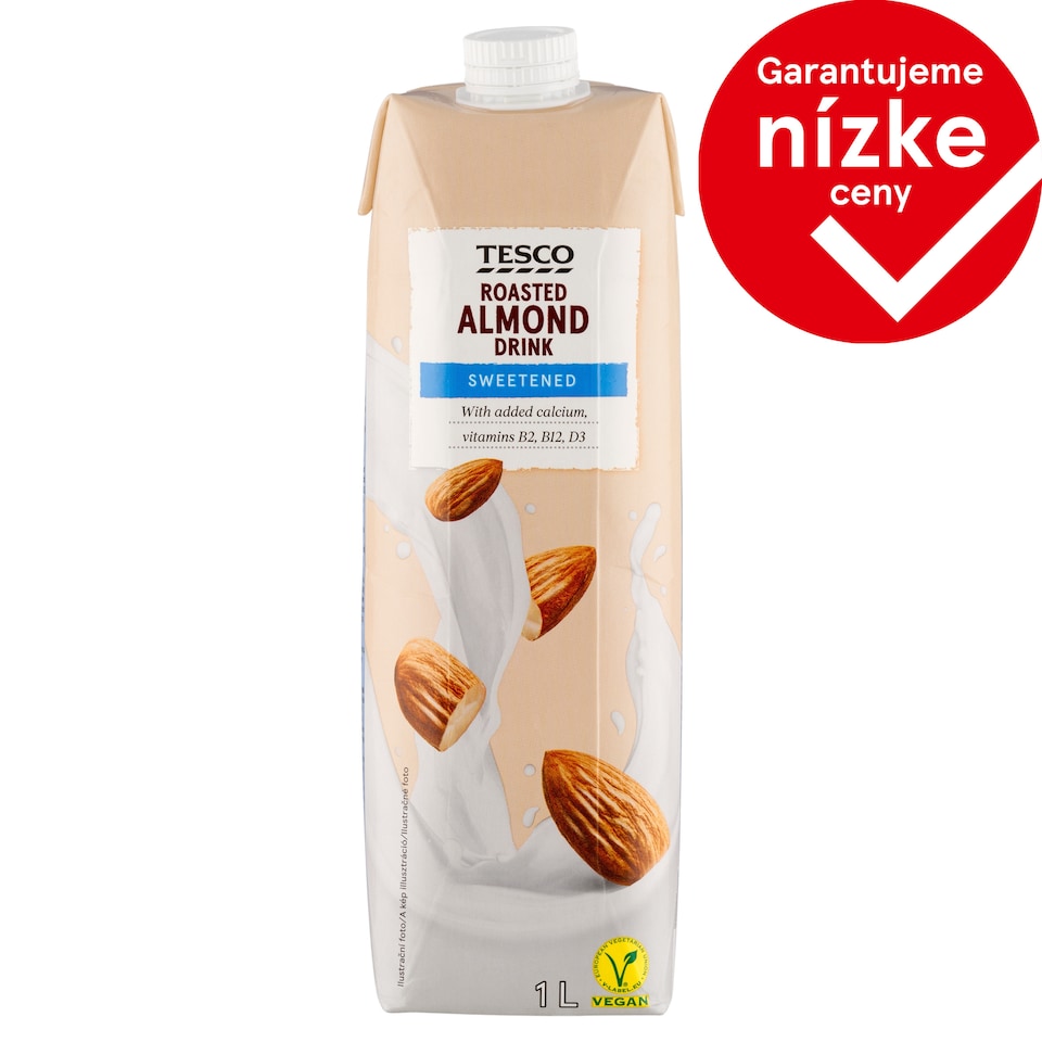 Tesco Mandľový nápoj sladený 1 l