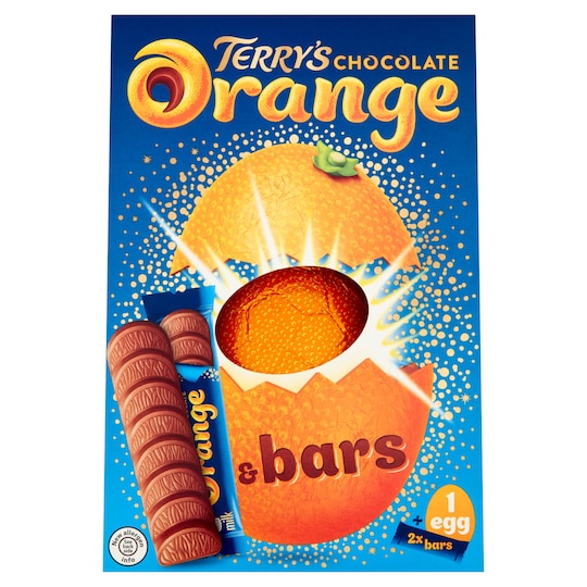 Terry's Chocolate Orange Large Hollow Easter Egg 266G Tesco Groceries