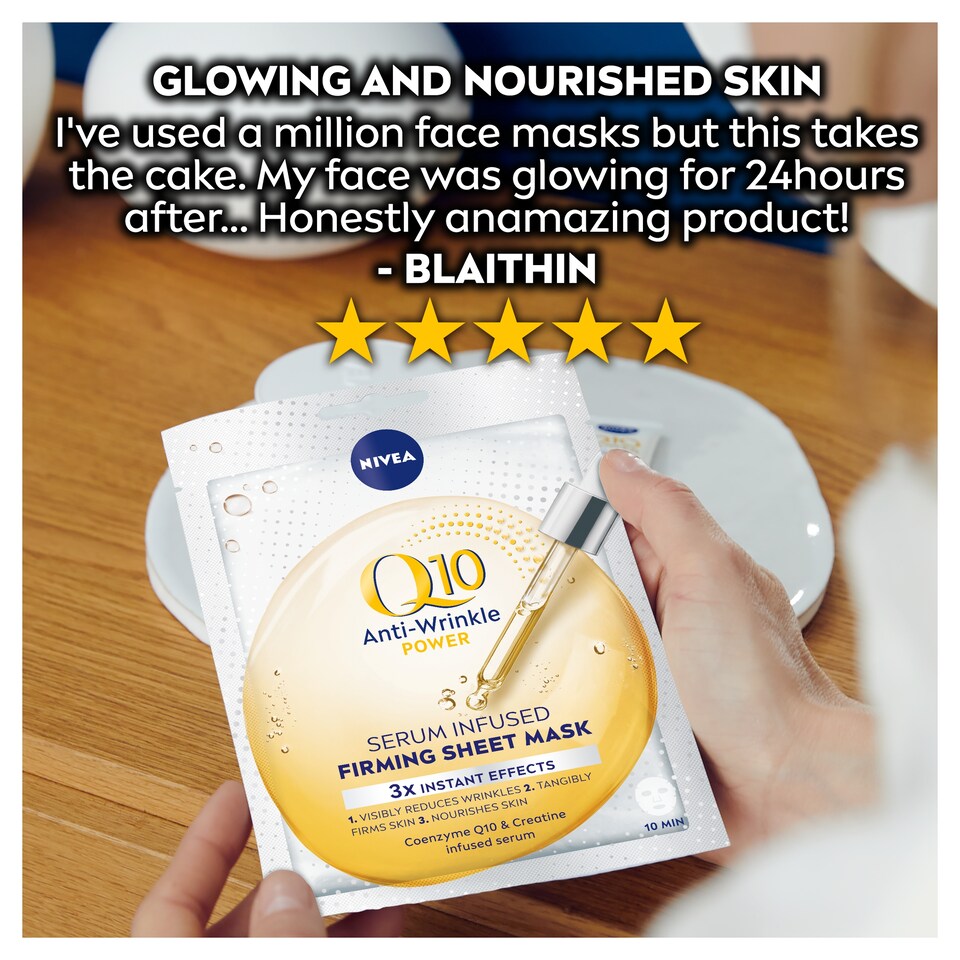 image 1 of Nivea Q10 Power Anti Wrinkle Sheet