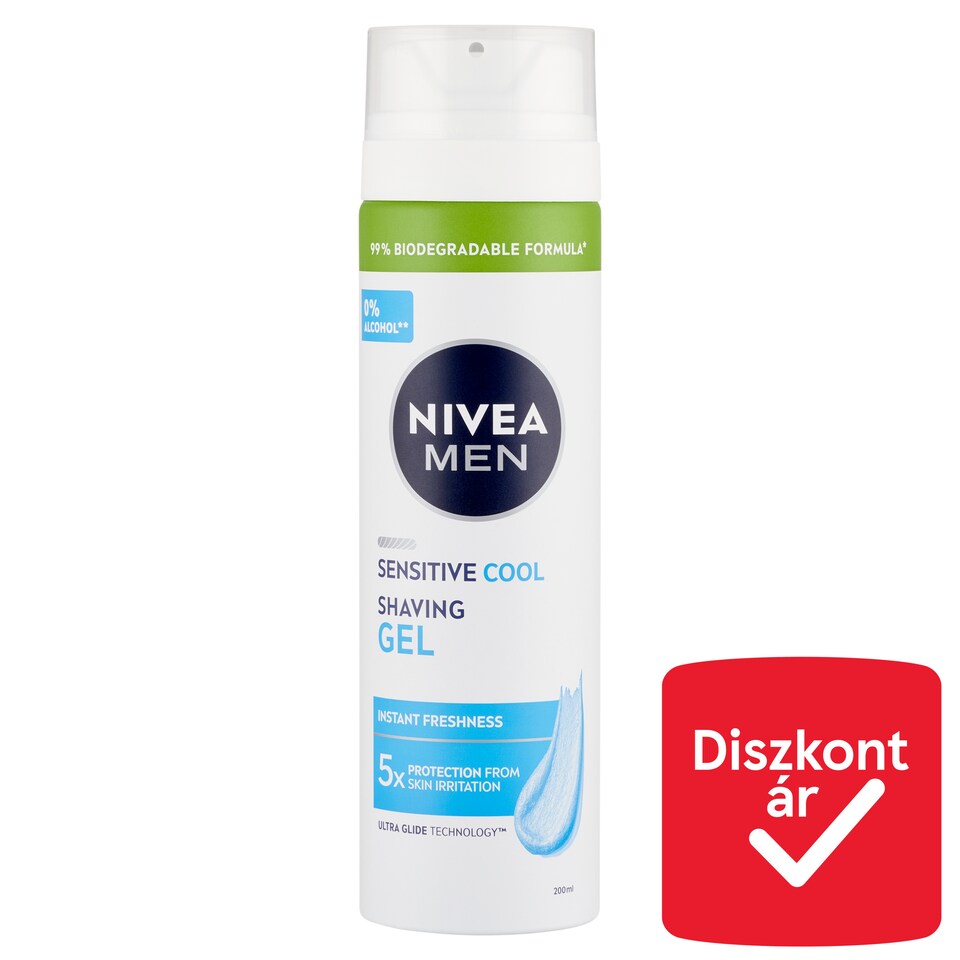 image 1 of NIVEA MEN Sensitive Cool Shaving Gel 200 ml 