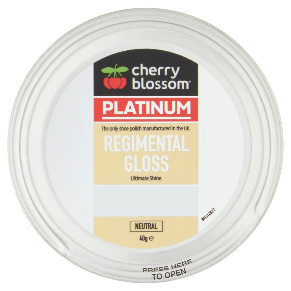Cherry Blossom Regimental Gloss Neutral Polish 40G