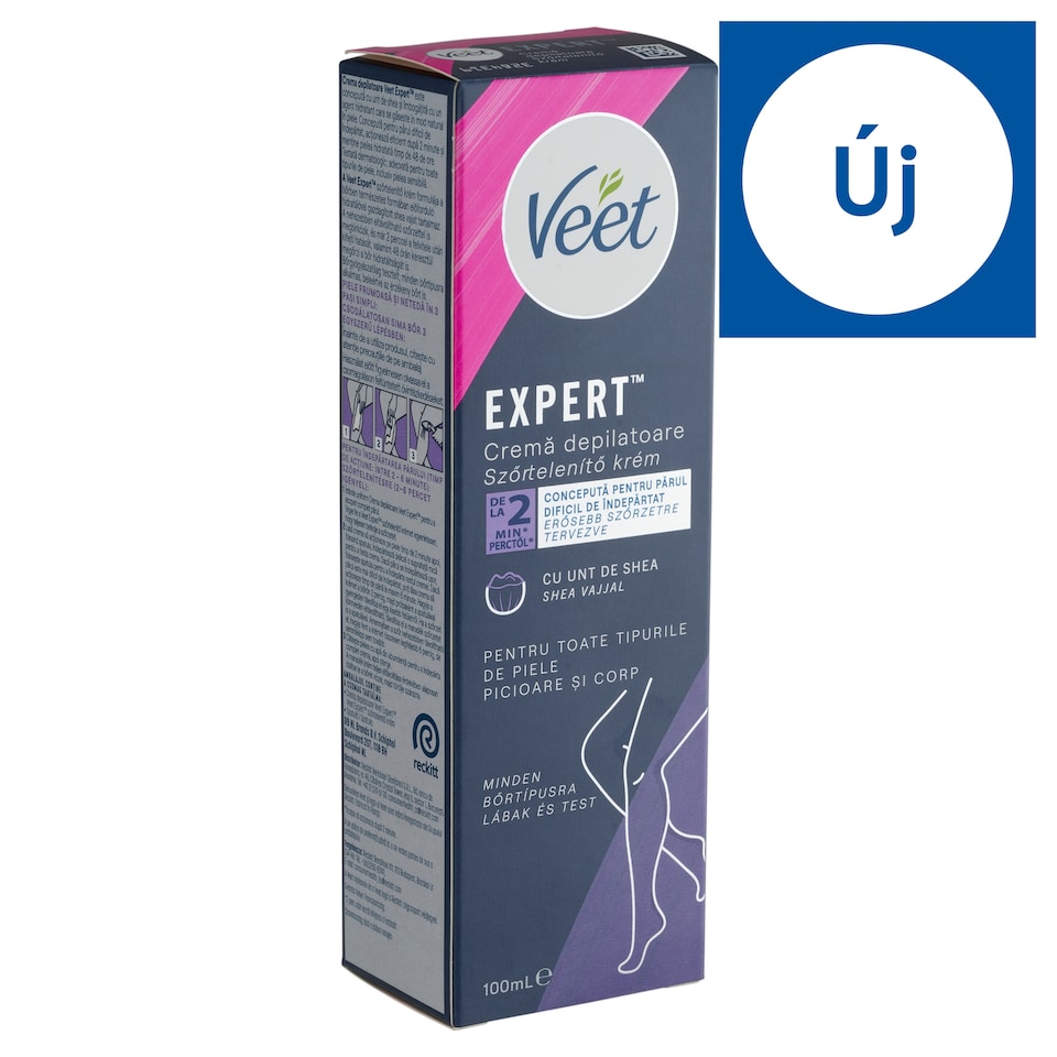 Veet Expert szőrtelenítő krém shea vajjal 100 ml