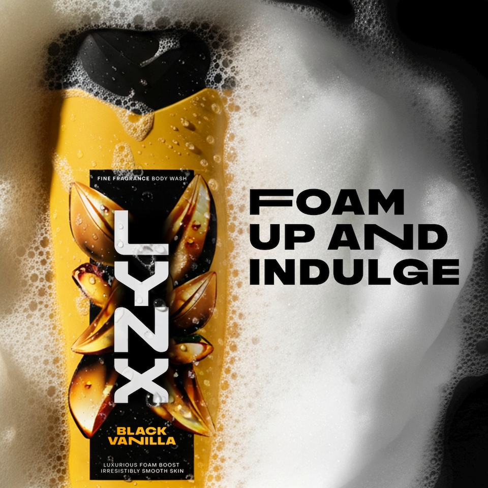 image 1 of Lynx Fine Fragrance Black Vanilla Body Wash 400ml