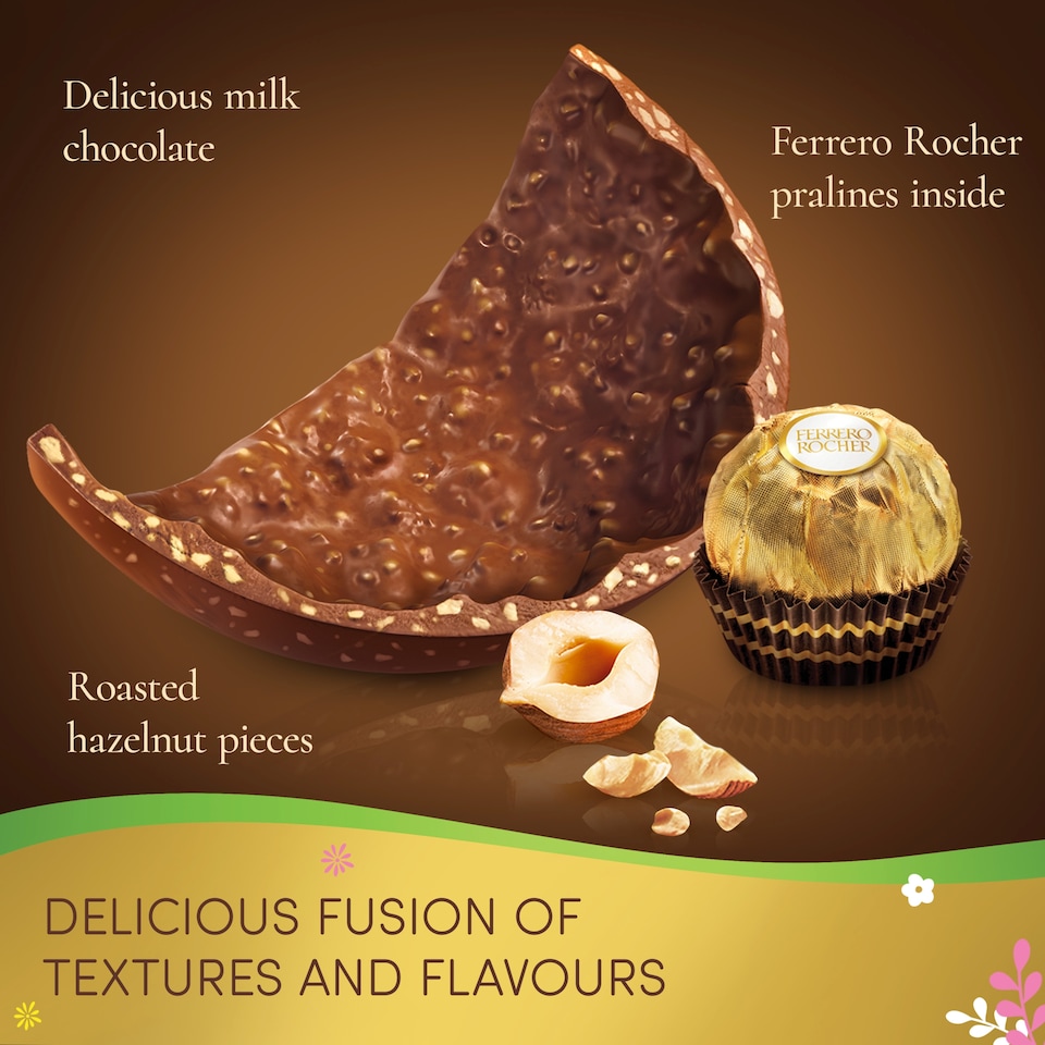 image 1 of Ferrero Rocher Golden Easter Milk Chocolate Egg 212G