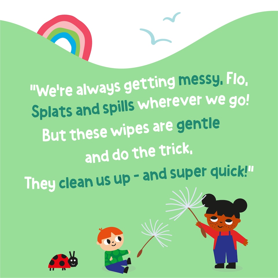 image 1 of Tesco Fred & Flo Fragranced Baby Wipes 72 Pack