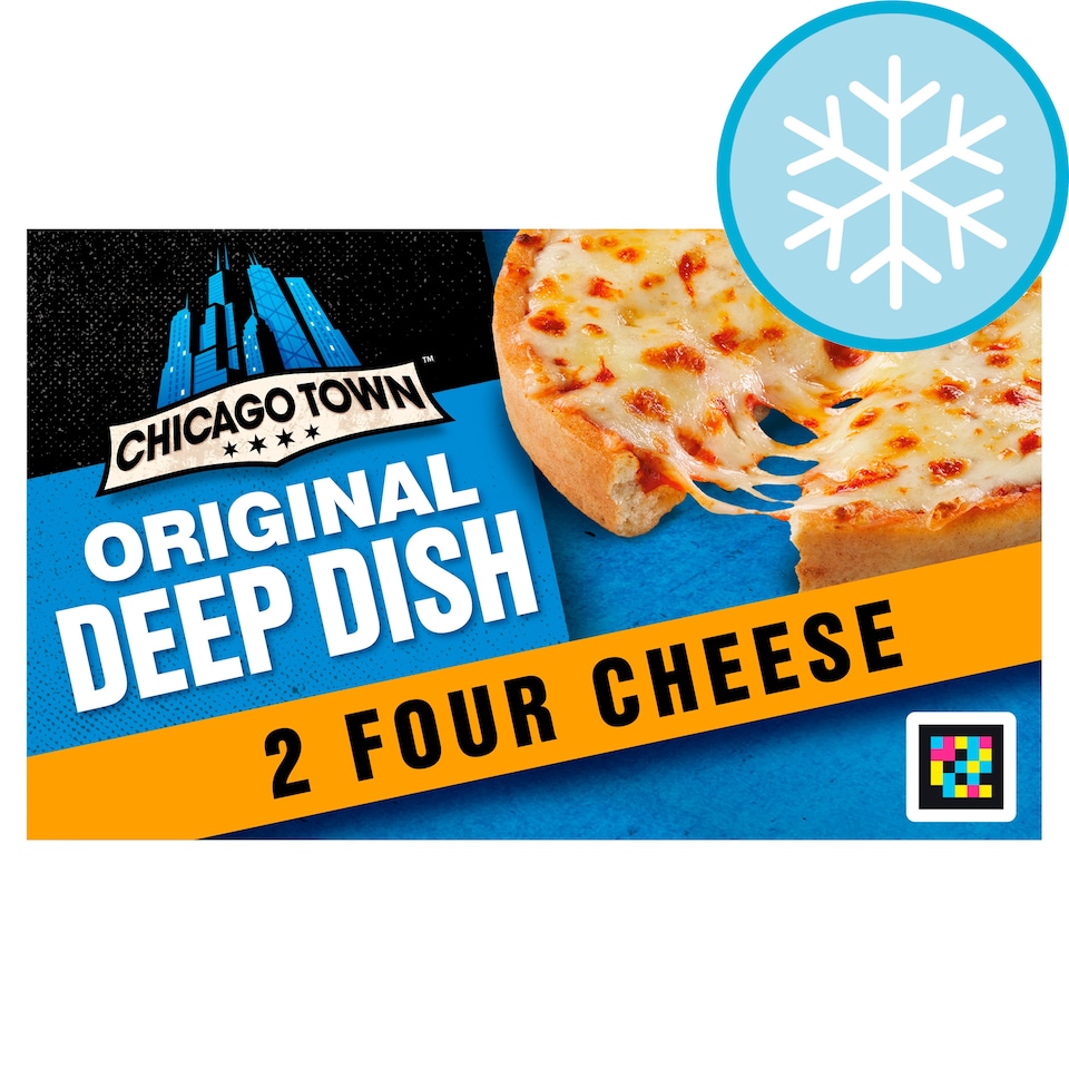 image 1 of Chicago Town Deep Dish Four Cheese Pizzas 2 X 148G