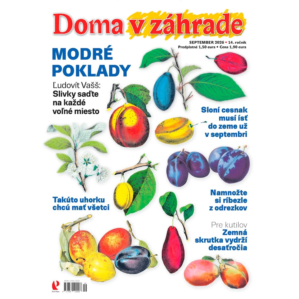 Doma v záhrade časopis