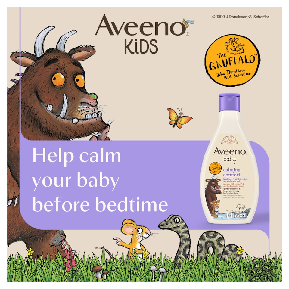image 1 of Aveeno Baby Calming Comfort Bedtime Bath & Wash 250ml