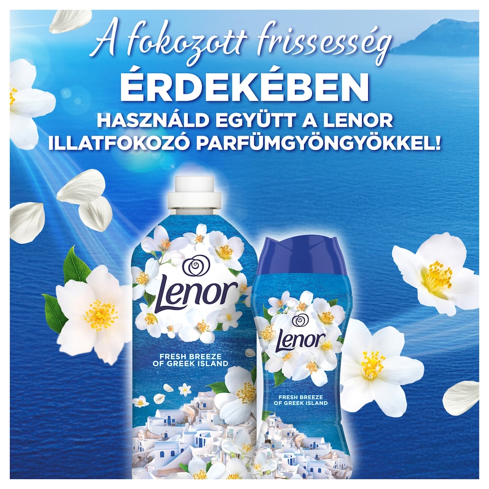 Lenor Parfümgyöngyök 195 g, Fresh Breeze of Greek Island  1. kép
