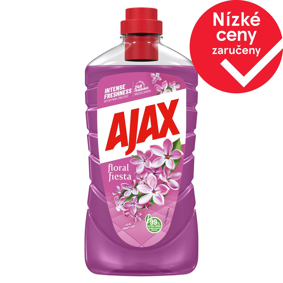 image 1 of Ajax Floral Fiesta Lilac Flower univerzální čistící prostředek 1000 ml