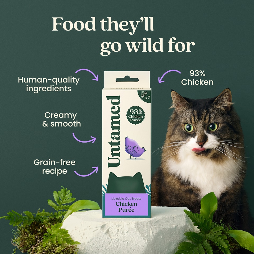 image 1 of Untamed Chicken Puree 7 Sachet 105g