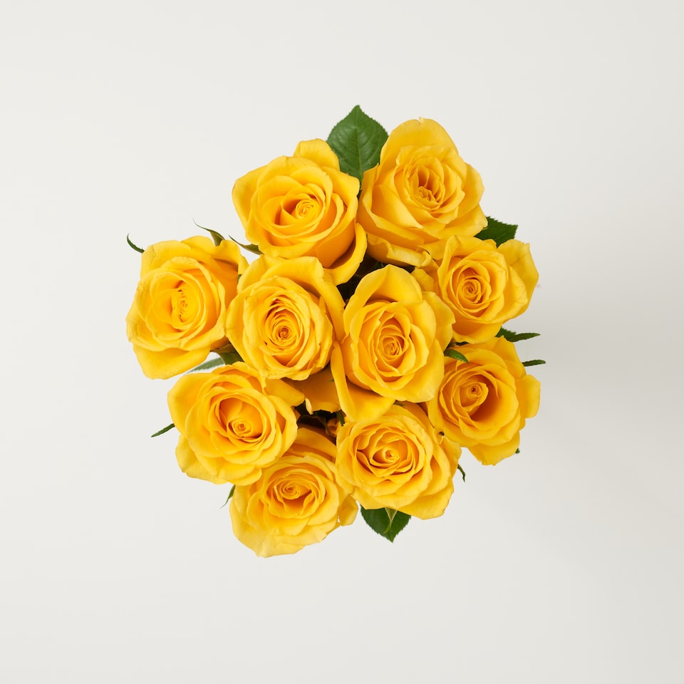 image 1 of Tesco Yellow Small Roses Flowers Bouquet