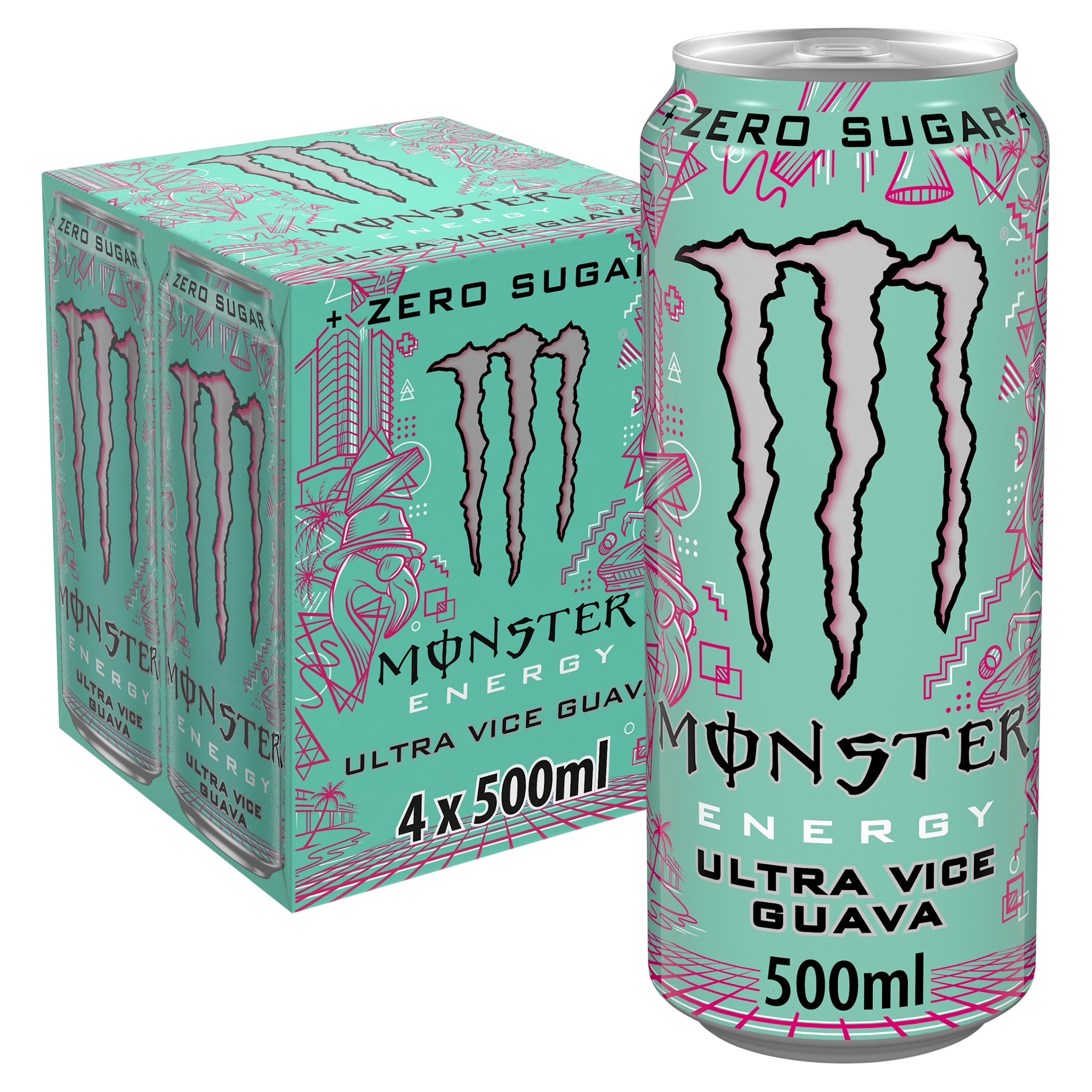 Monster Energy Ultra Vice Guava 4x500ml