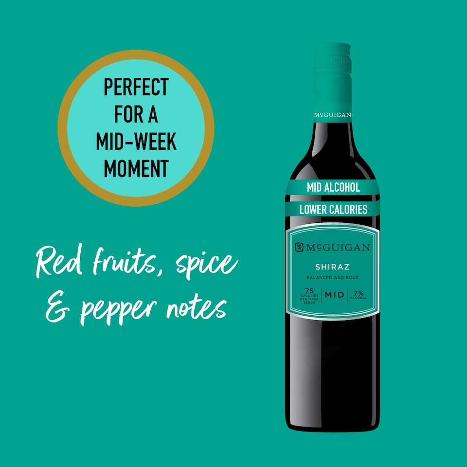 image 1 of McGuigan Mid Shiraz 75cl