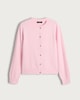 image 4 of F&F Knitted Button Up Cardigan with Wool in Pink