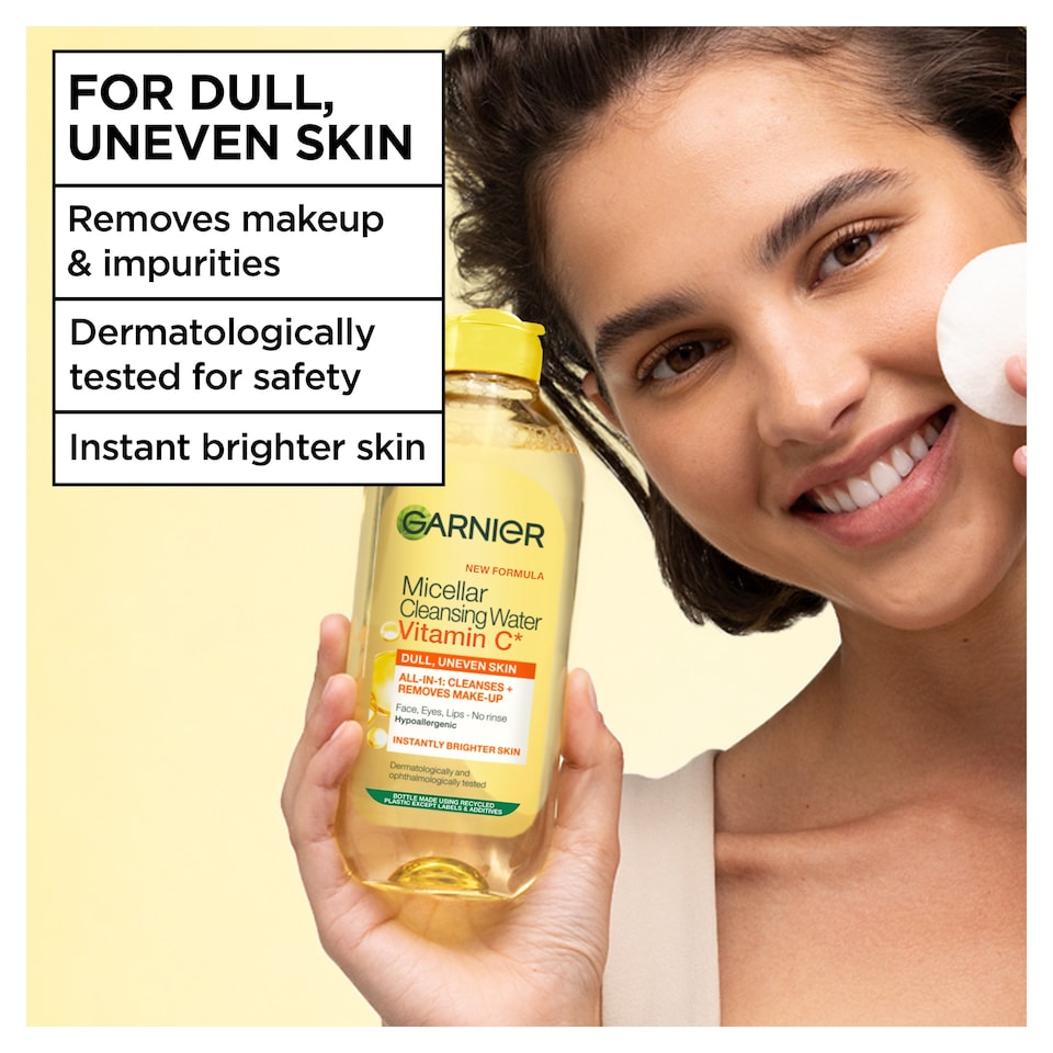image 1 of Garnier Skin Active Micellar Vitamin C Cleansing Water 700ml