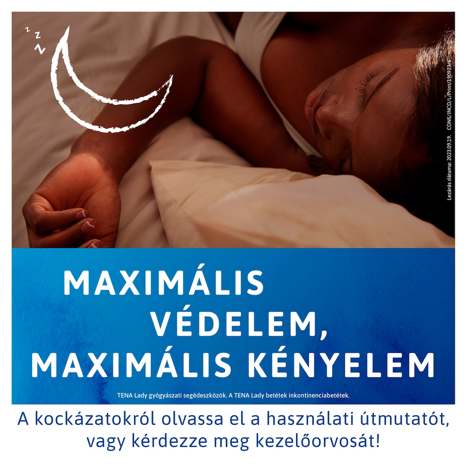 Tena Lady Maxi Night éjszakai inkontinencia betét 12 db  1. kép