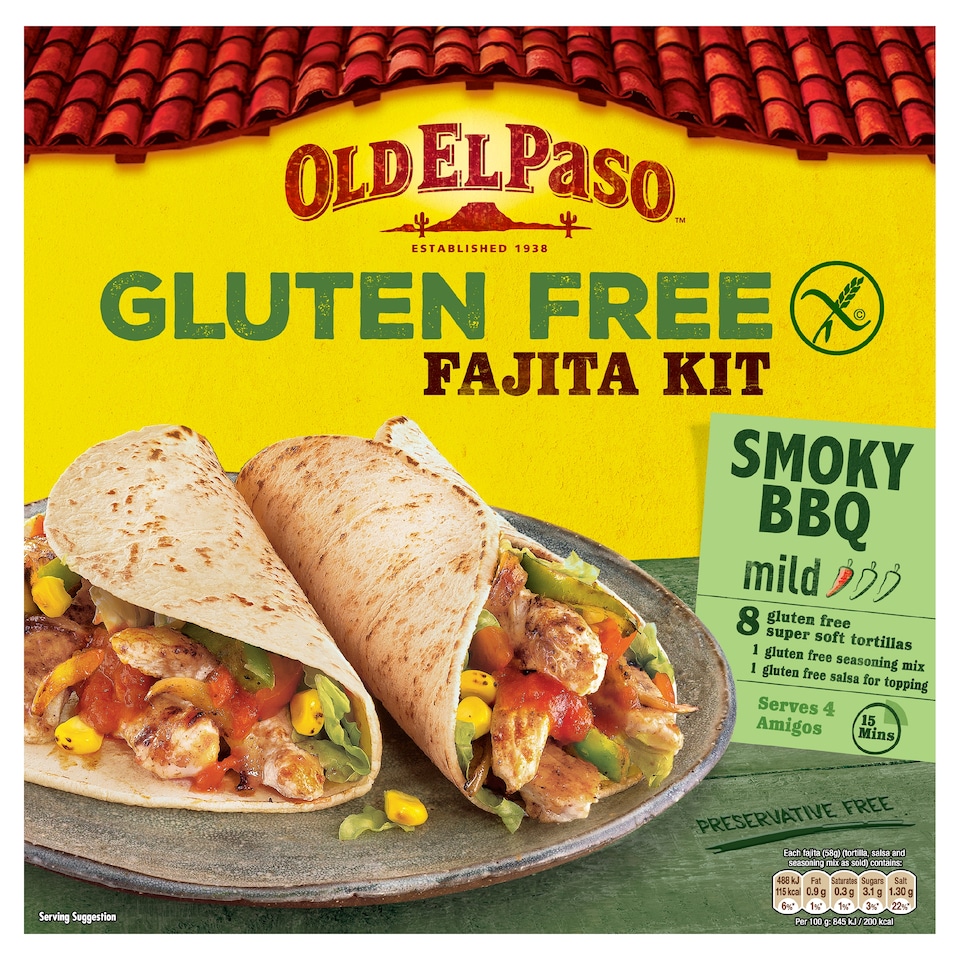 image 1 of Old El Paso Gluten Free Fajita Kit 462G