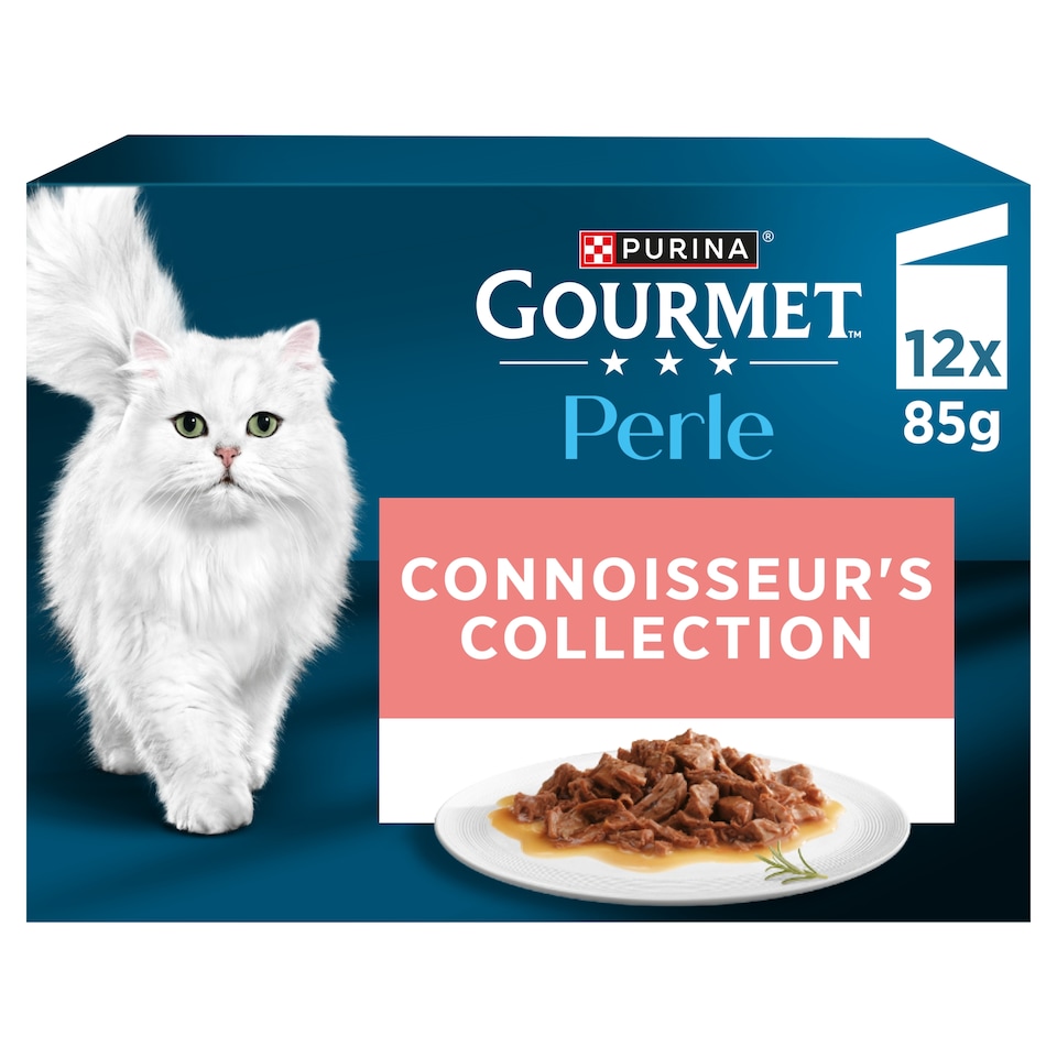 image 1 of GOURMET Perle Connoisseur's Selection in Gravy Wet Cat Food 12x85g