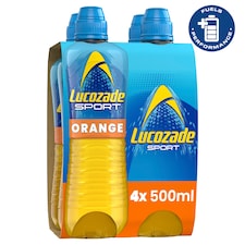 Lucozade Sport Drink Orange 4 x 500ml