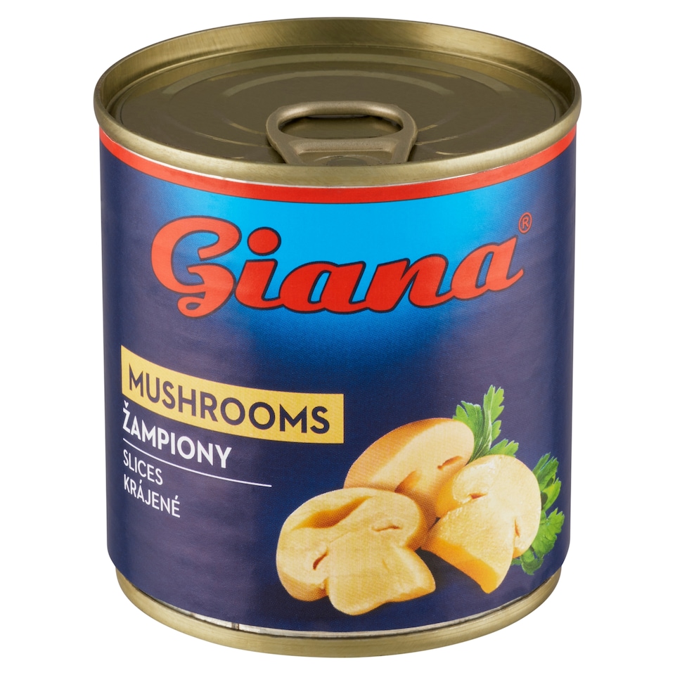 Giana Šampiňóny krájané v slanom náleve 200 g