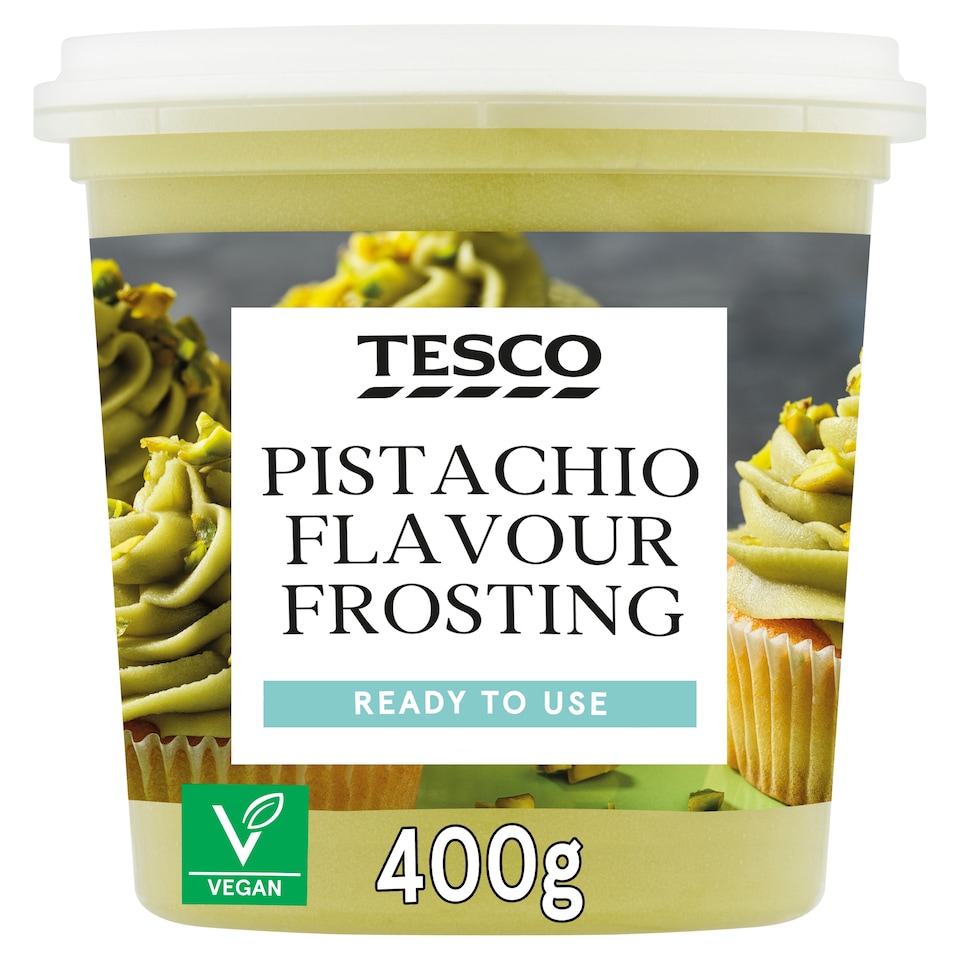 Tesco Pistachio Flavoured Frosting 400g