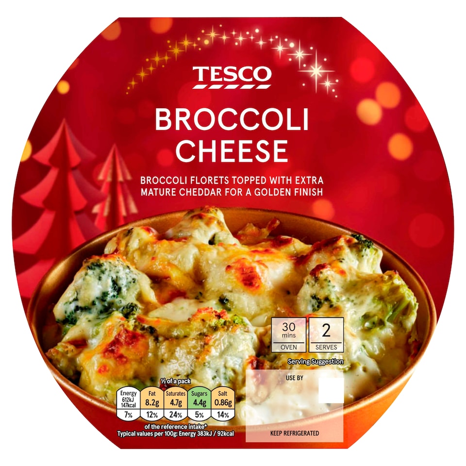 Tesco Broccoli Cheese 350G