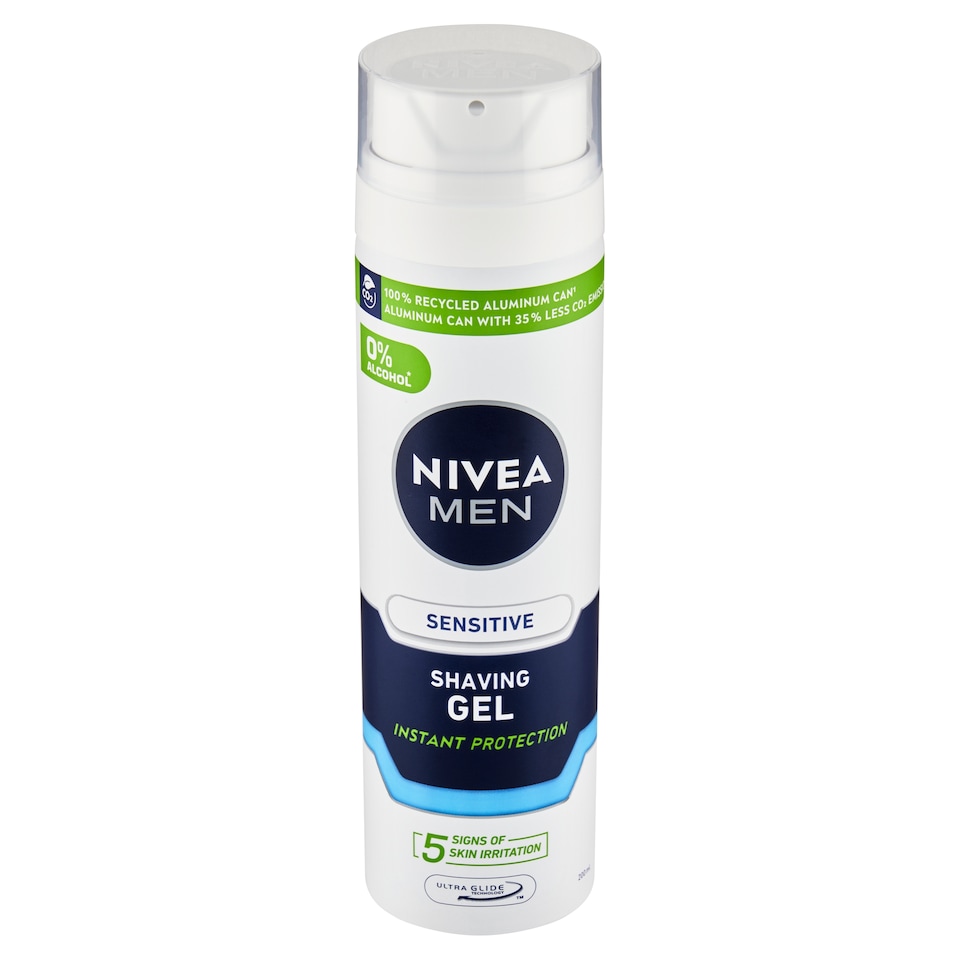 Nivea Men Sensitive Gél na holenie 200 ml