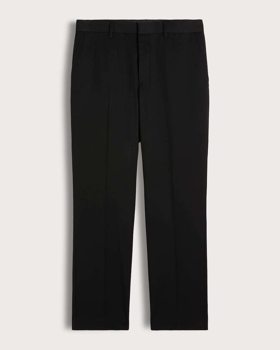 image 1 of F&F Regular Fit Tailored Formal Trousers in Black
