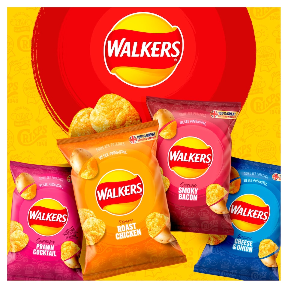 image 1 of Walkers Roast Chicken Multipack Crisps 6x25g