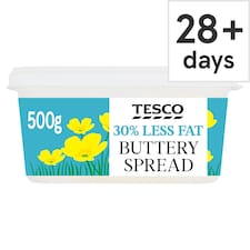 Tesco 30% Less Fat Buttery Spread 500g