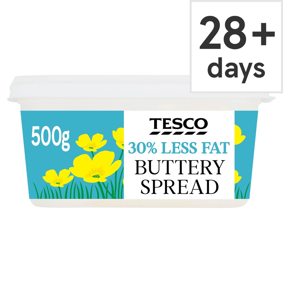 Tesco 30% Less Fat Buttery Spread 500g
