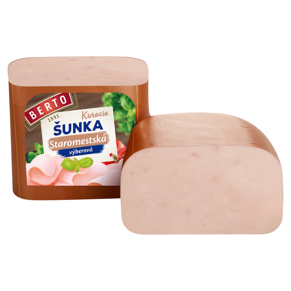 Berto Staromestská šunka kuracia 70% mäsa